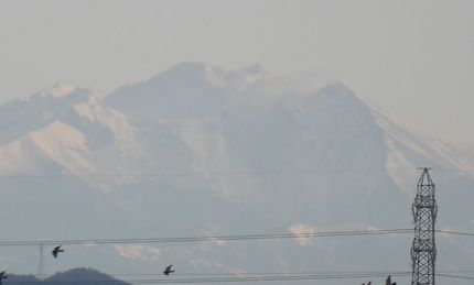 今朝の御嶽山(2015.02....