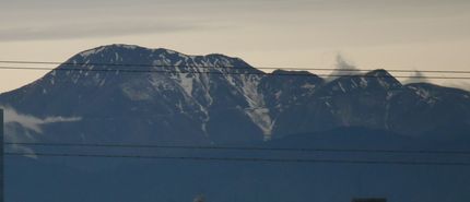 伊吹山の積雪