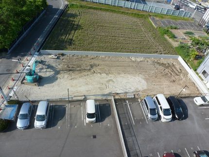 北側の宅地造成の全容