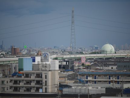 名古屋城が見える