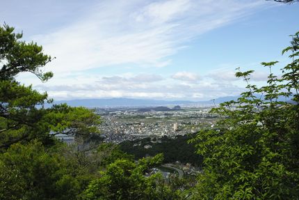 岐阜方面、大垣まで見ることが出...