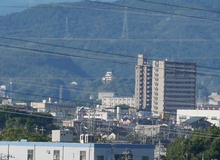 犬山城、これは肉眼でどうにか見...