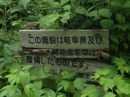 見落としそうな案内