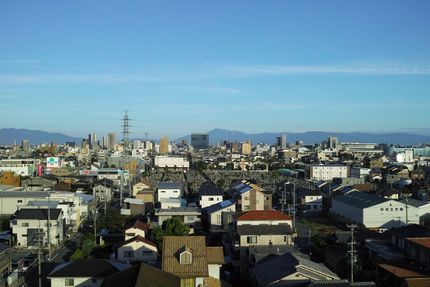 今日は伊吹山がくっきり