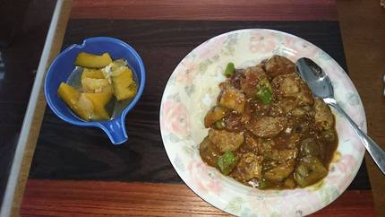 今朝のkumaの食事(2015...