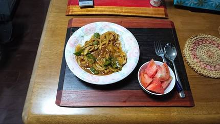 今朝のkumaの食事(2015...