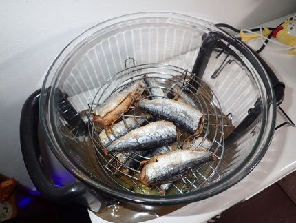 鰯の臭みもなく、美味しく焼き上...