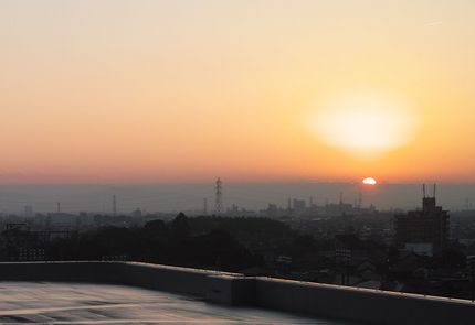 日の出位置はほぼ南限に