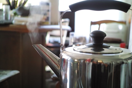 ストーブのお湯