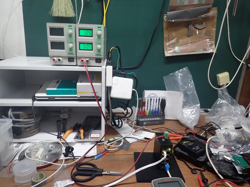 電源直流化の実験開始
