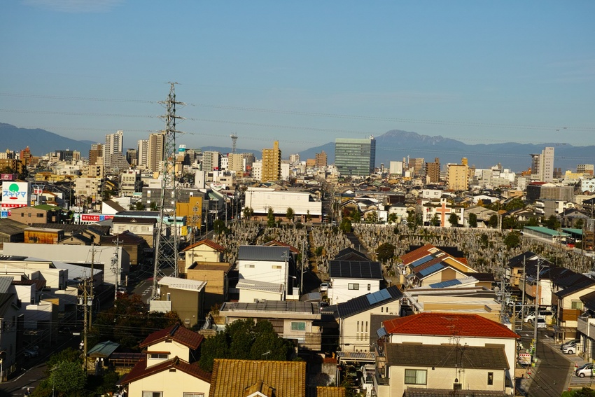 伊吹山がくっきりと