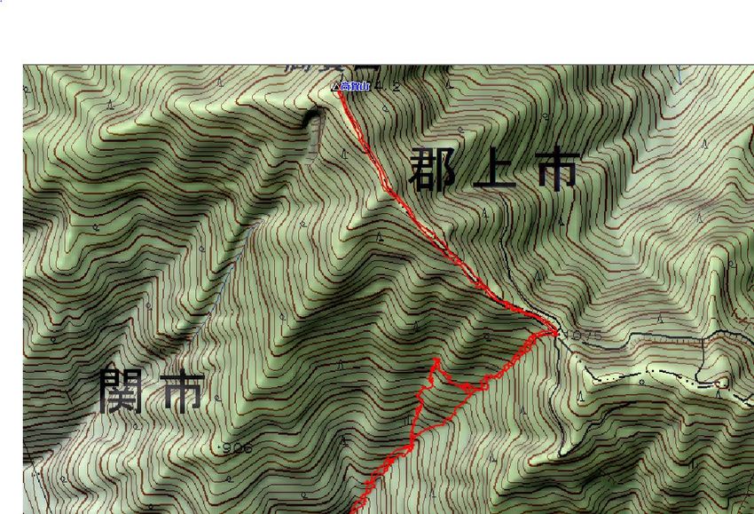 三角形の部分がミスコース
