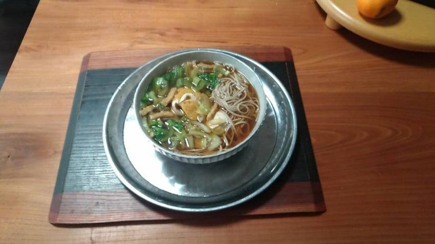 シェンタン蕎麦、真ん中にあるの...