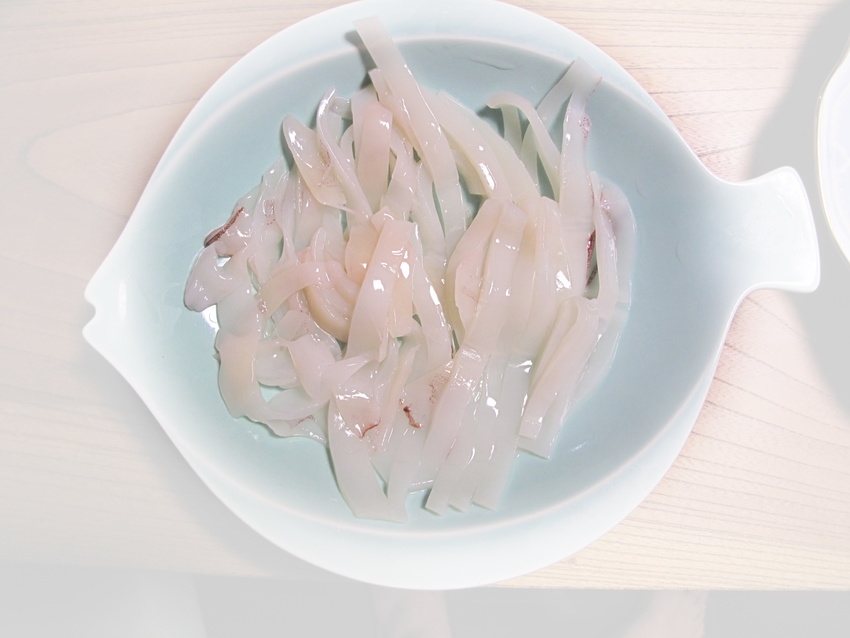 鯵とイカのお刺身