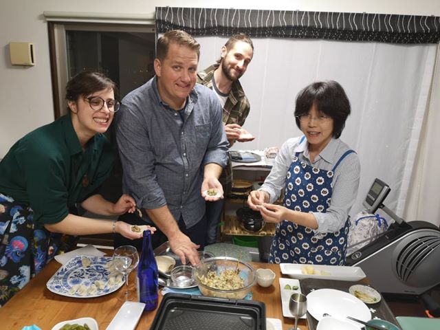 真鯛のお刺身（米国からお客様）