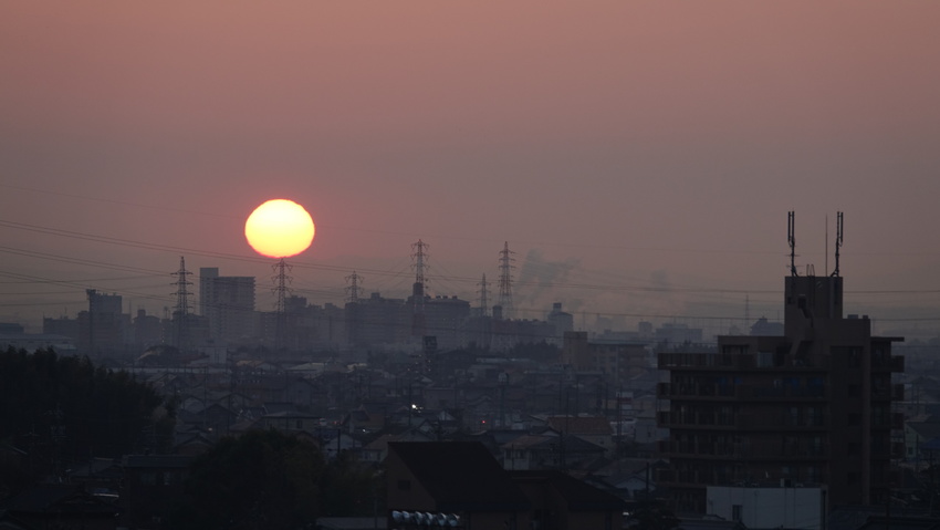 今日の日の出(2020.01....