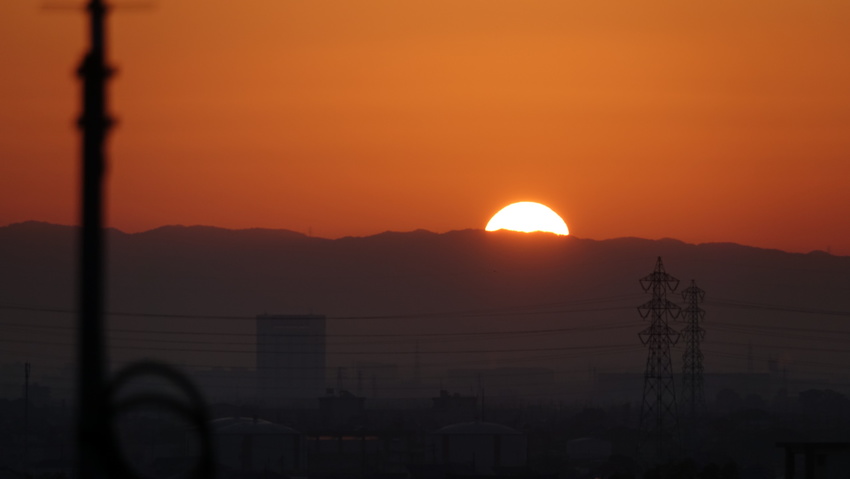 今日の日の出(2020.02....