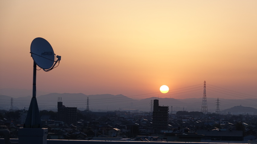 今日の日の出(2020.03....