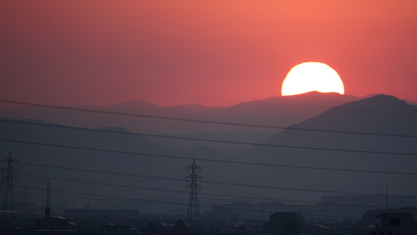 今日の日の出(2020.04....