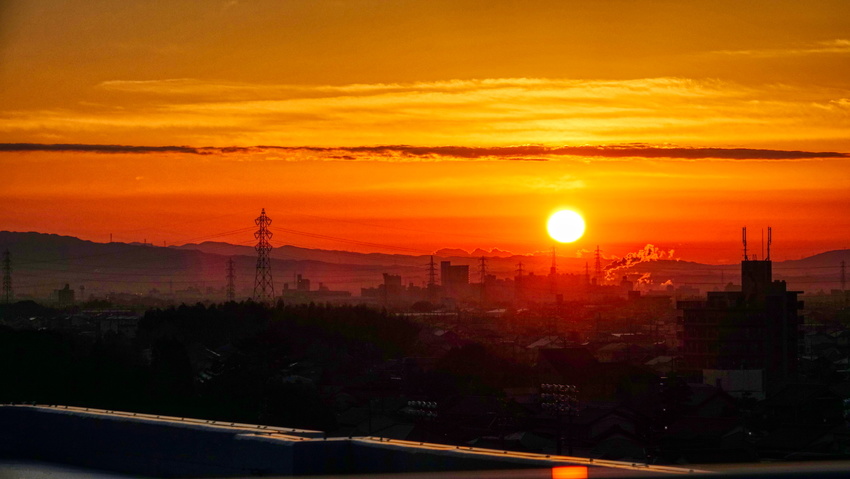 今日の日の出(2020.11....