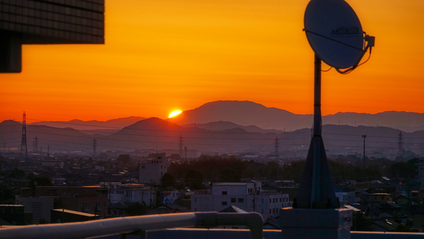 今日の日の出(2021.04....