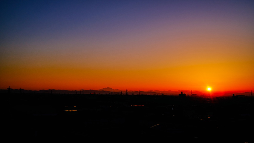 今日の日の出(2021.05....