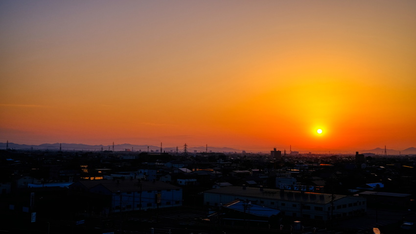 今日の日の出(2021.06....