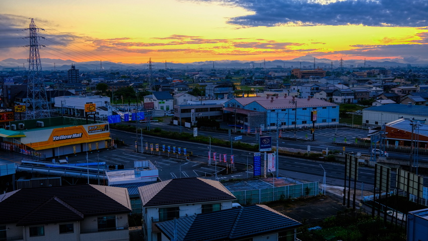 今日の日の出(2021.06....