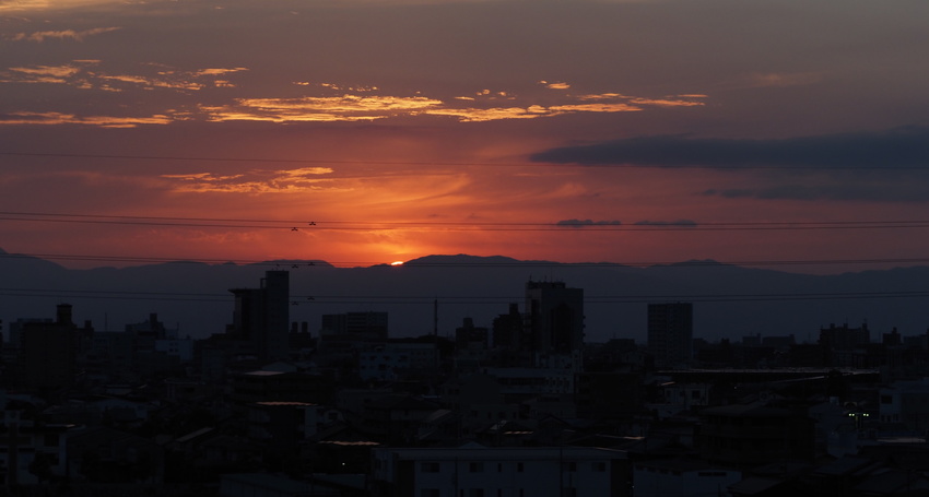 夏至の落日(2021.06.2...