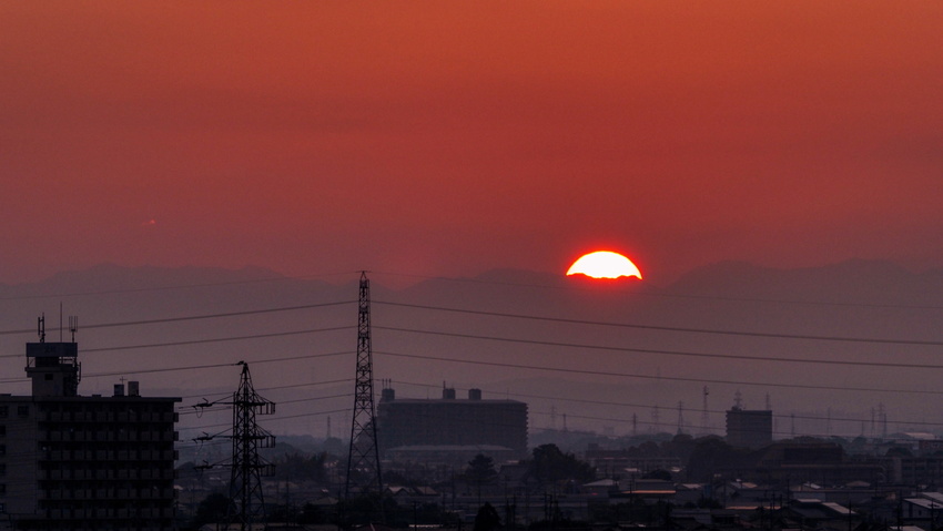今日の日の出(2021.06....