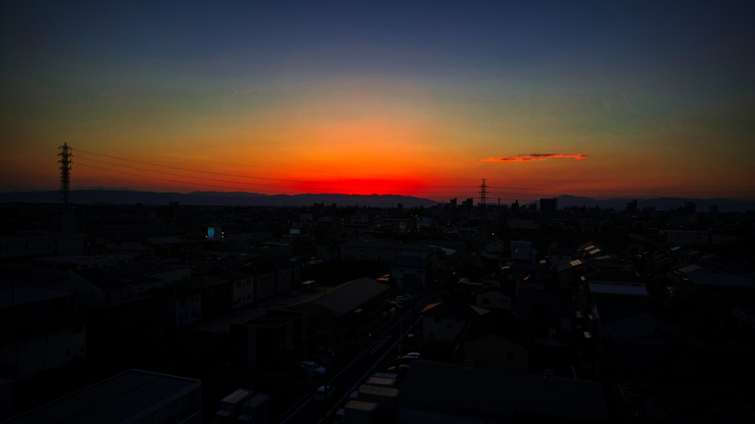 今日の夕景🙄(2021.10....