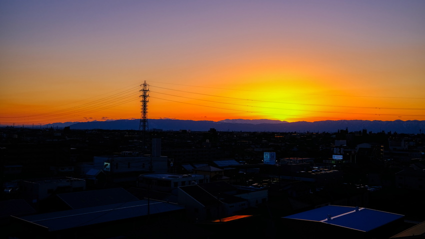 今日の夕景🙄(2022.02....