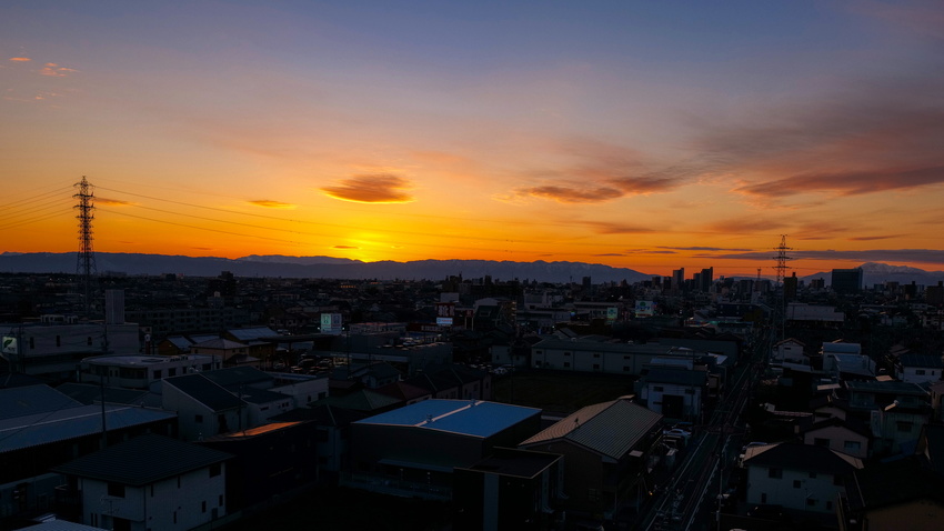 今日の夕景🙄(2022.02....