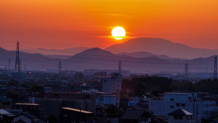 今日の日の出(2022.04....