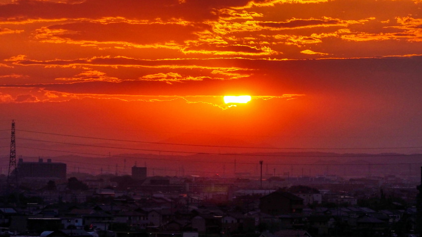 今日の日の出(2022.05....