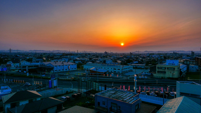 今日の日の出(2022.06....