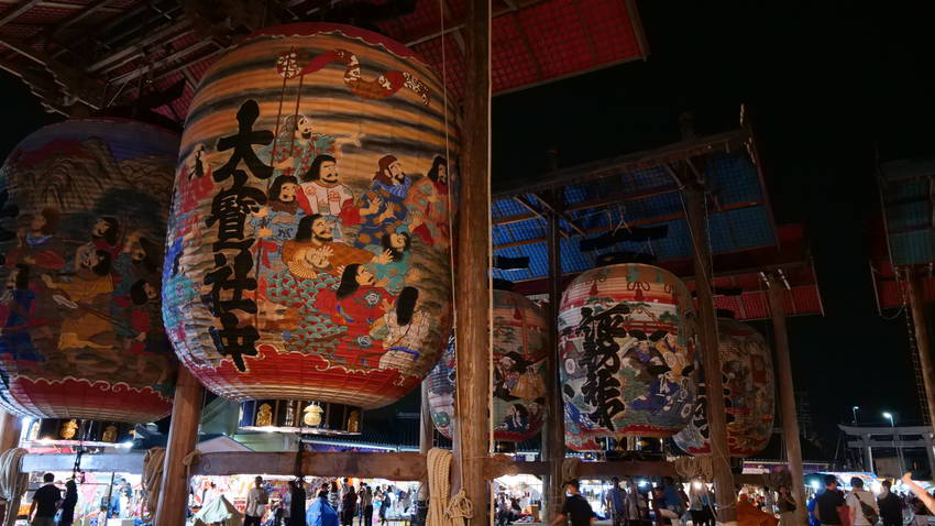 大提灯祭り（西尾諏訪大社祭礼）