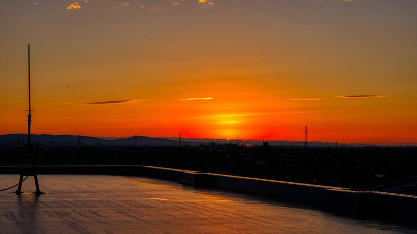 今日の日の出（2023.01....