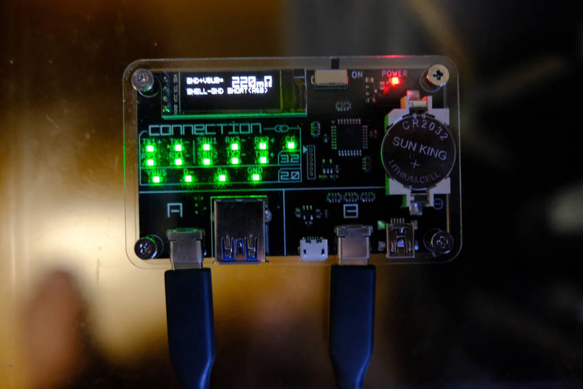 USBケーブルのTester