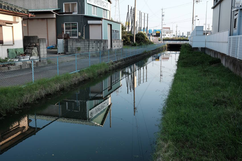 近所の用水（大江川水系）