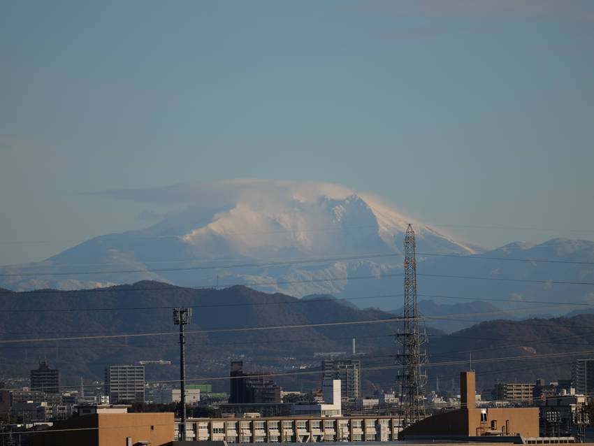 今朝の御嶽山（2024.12....