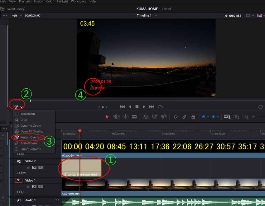 DaVinci Resolve...