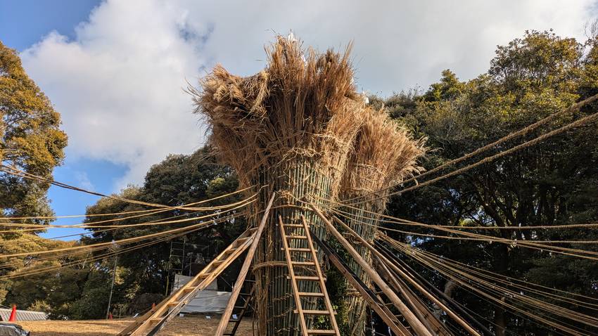 鳥羽神明社の火祭り（2025....