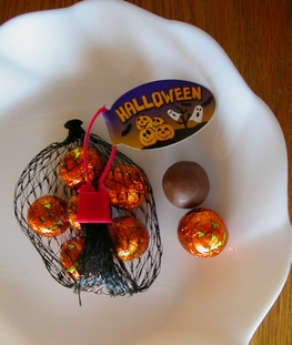 ハロウィーンのチョコ