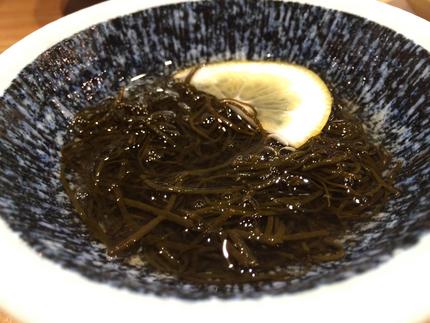 酢の物。量は写真の倍以上はあり...