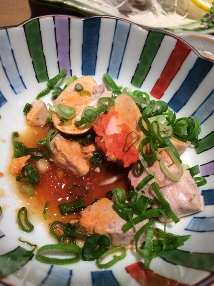 あん肝。食べている途中ですみま...