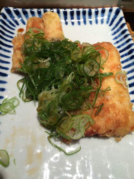 でかい穴子の天婦羅をたっぶりの...