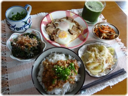7月22日【朝の献立】