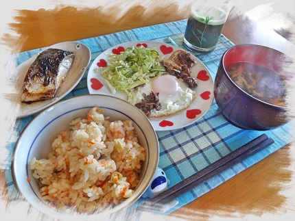 にんじん炊き込みご飯