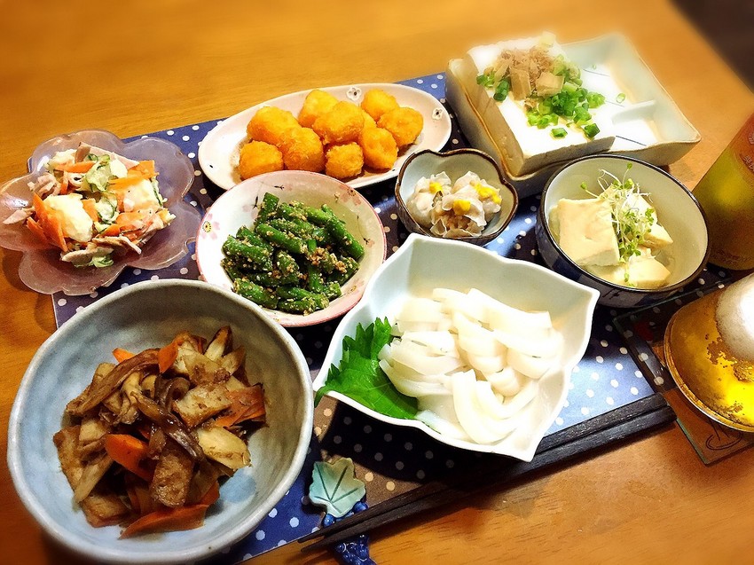 隠元の胡麻和え